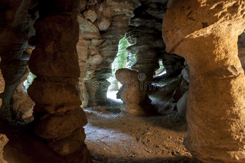 North part of Poland - cave in Mechowo. royalty free stock photography