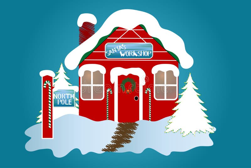 Santas Workshop Stock Illustrations – 587 Santas Workshop Stock