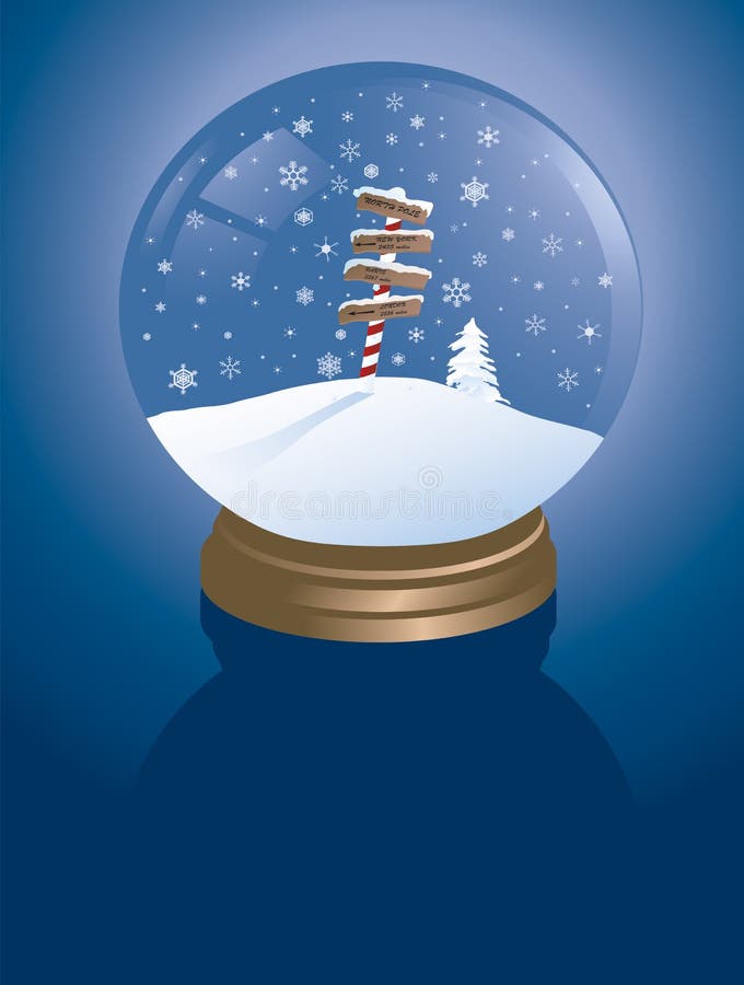 north pole on globe clipart