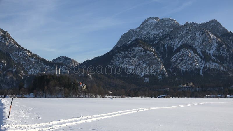 Castle Neuschwanstein early in the morning