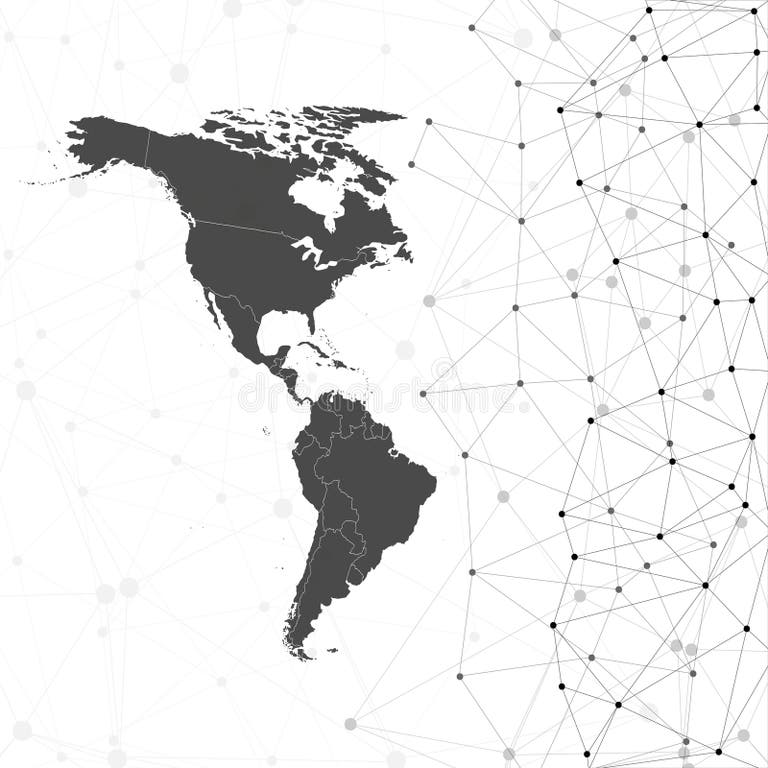 Vector Political Map Of North South America Stock Ill - vrogue.co