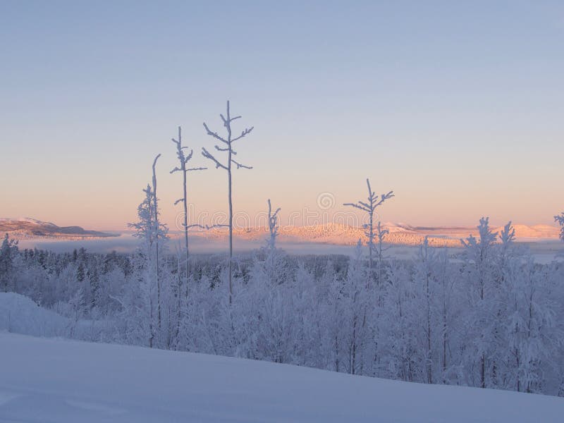 North of Sweden, mountains in Arjeplog lapland