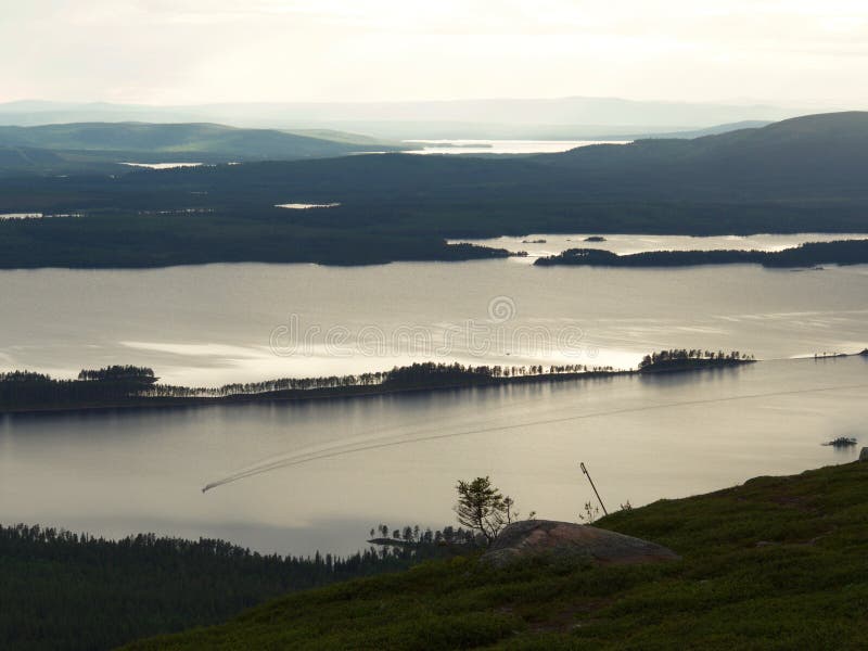 North of Sweden, mountains in Arjeplog lapland