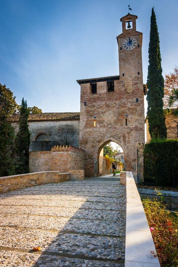 Clock tower and castle in Piazza Liberta, Udine, Friuli Venezia-Giulia,  Italy Stock Photo - Alamy