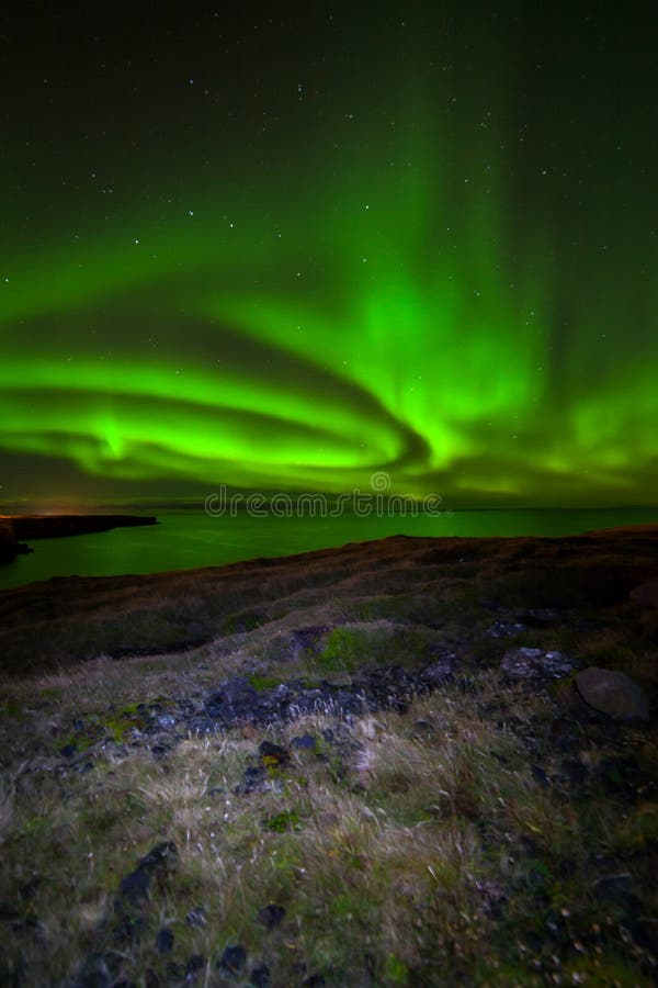 Northern lights stock photos
