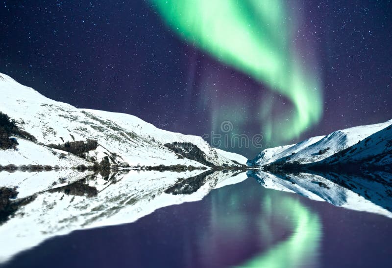 Northern Lights aka Aurora Borealis royalty free stock photos Northern Lights aka Aurora Borealis royalty free stock photos