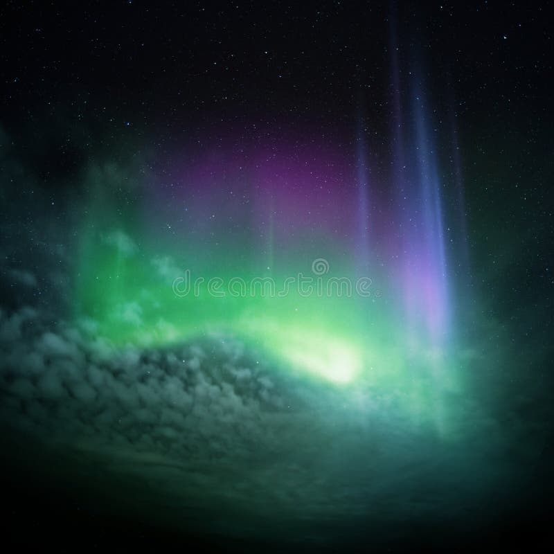 Northern Lights (Aurora) royalty free stock photo Northern Lights (Aurora) royalty free stock photo
