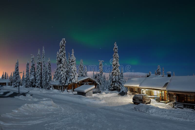 Northern lights in Lapland