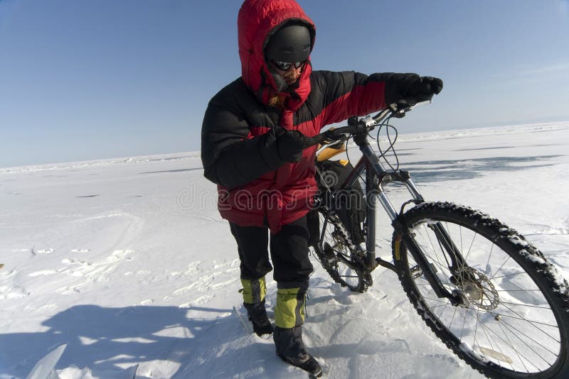 Northern Pole stock photo