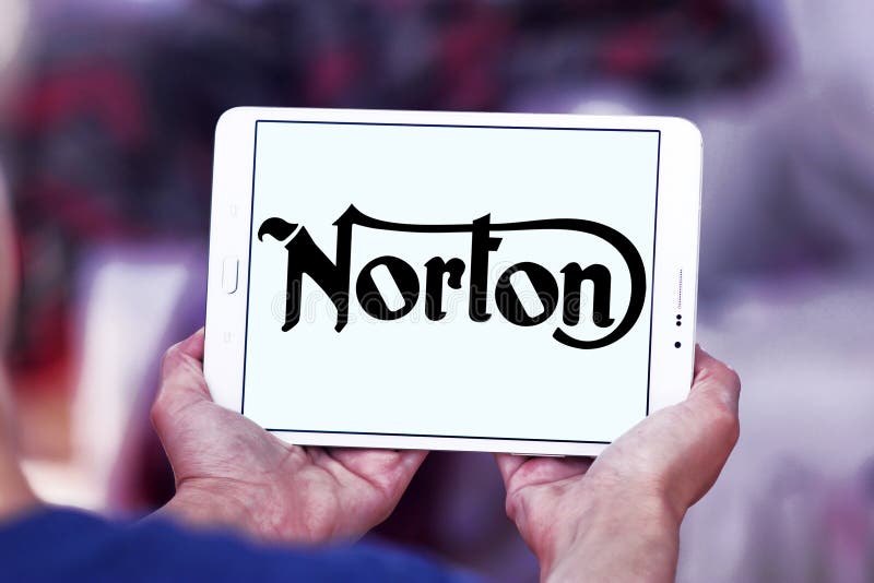 Norton motorcycle logo stock photography