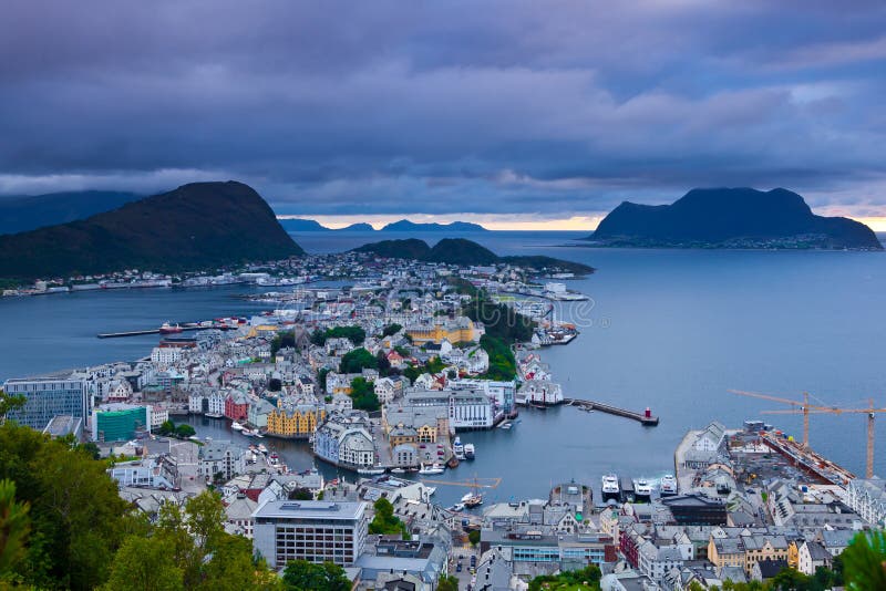 Norway Alesund stock photo. Image of city, scandinavia 51041730
