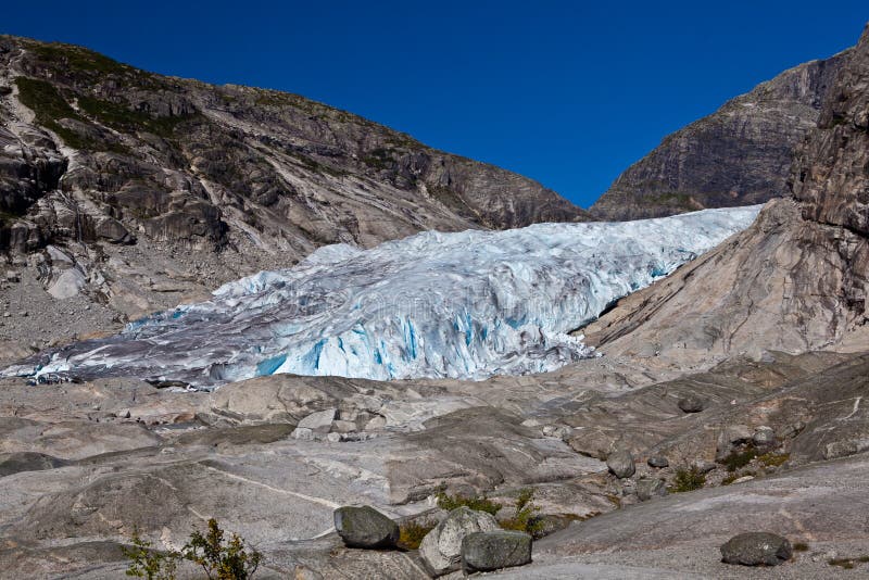 Norway glacier stock photo. Image of mountain, stone 50417742