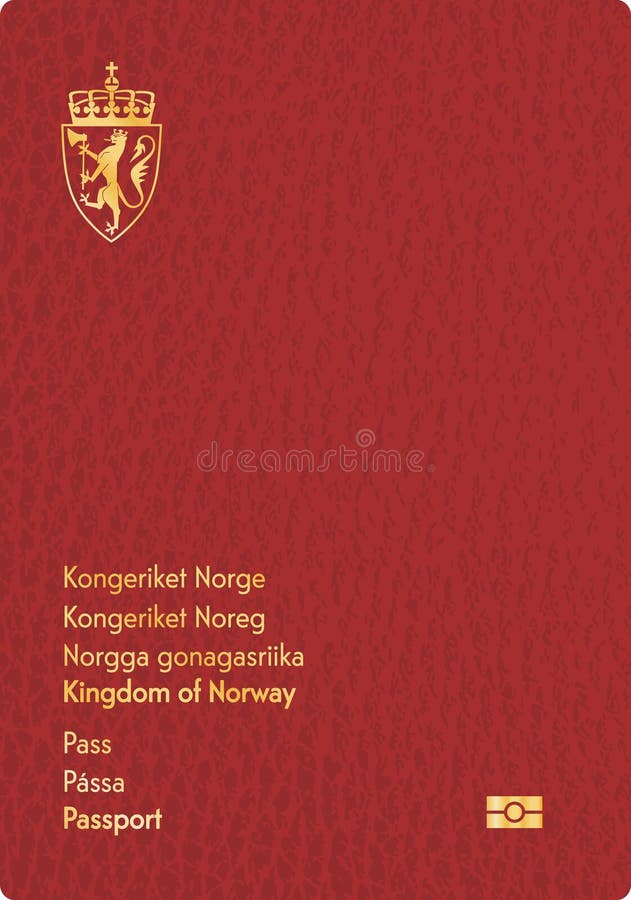 Norway pass stock illustration. Illustration of empty 299720302