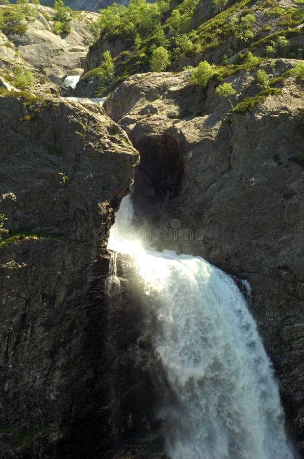 norway scandinavianvattenfall royaltyfri foto norway scandinavianvattenfall royaltyfri foto