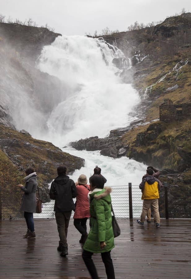 Norwegen, Land im Herbst lizenzfreies stockfoto