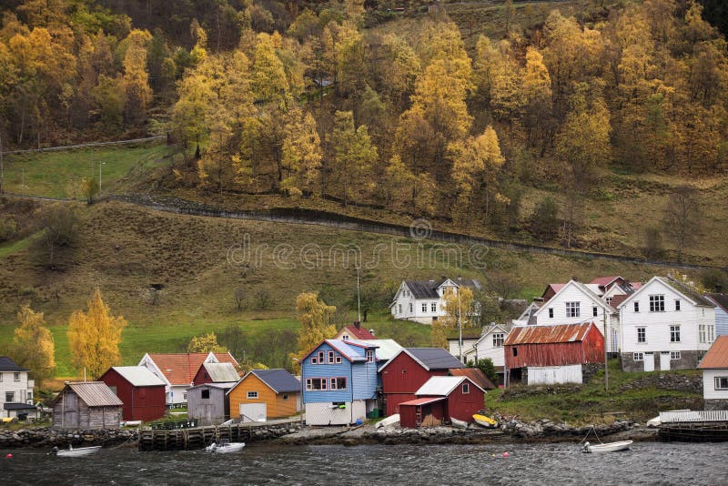 Norwegen, Land im Herbst stockfoto