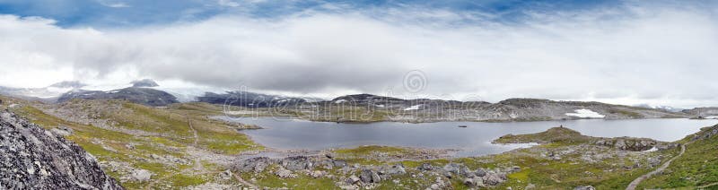 Norwegian lake in mountain