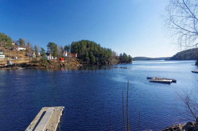 Norwegian lake Tokevann