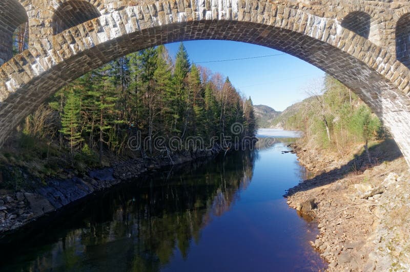 Norwegian stone bridge