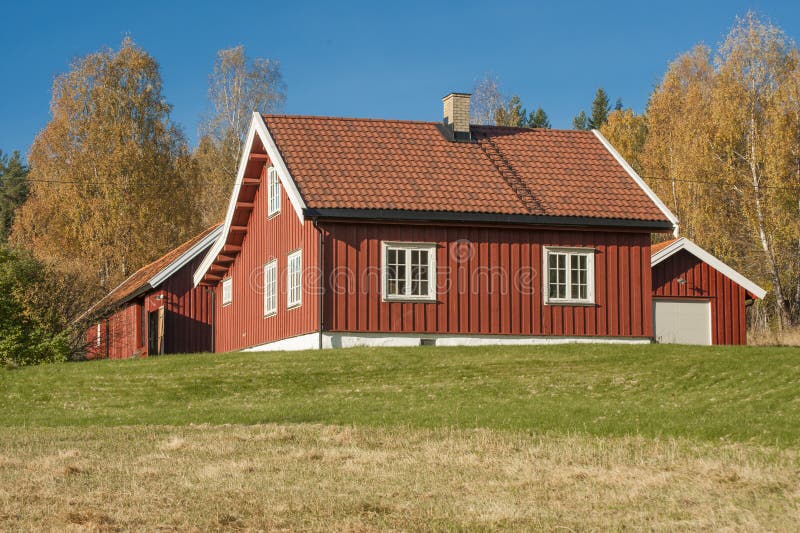 Norwegian Wooden House in