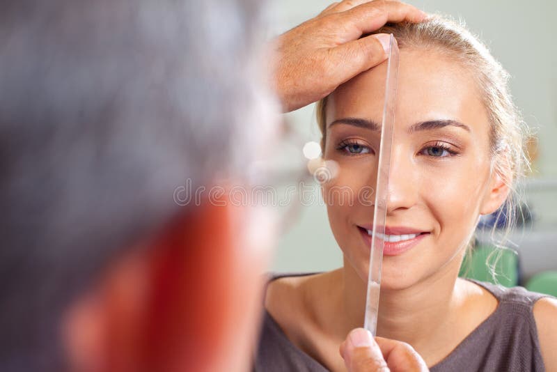 Nose plastic surgery preparation stock photo Nose plastic surgery preparation stock photo