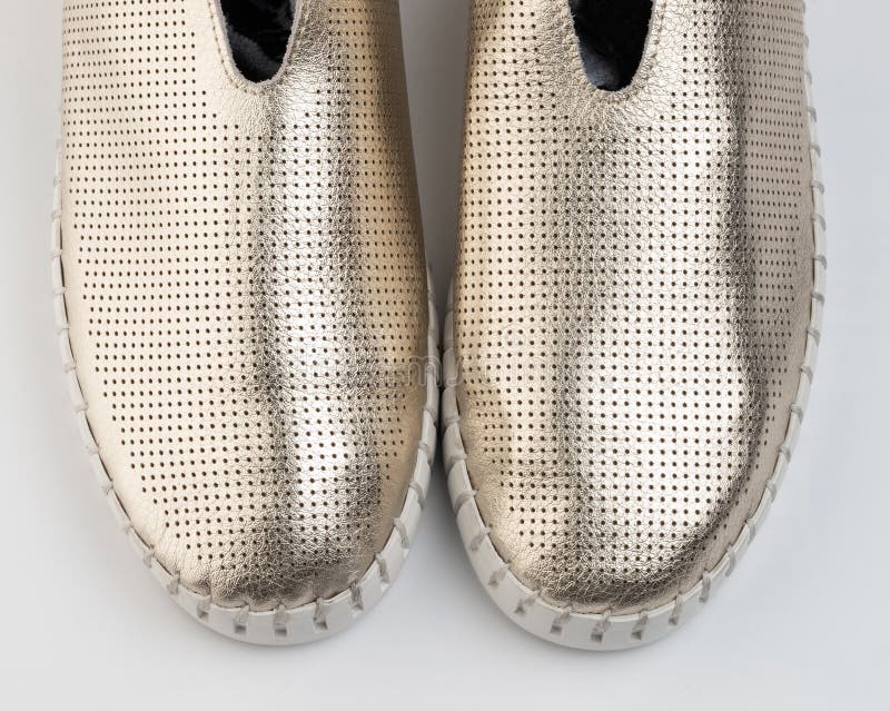Nose of shiny casual shoes stock photo. Image of isolated - 253058388