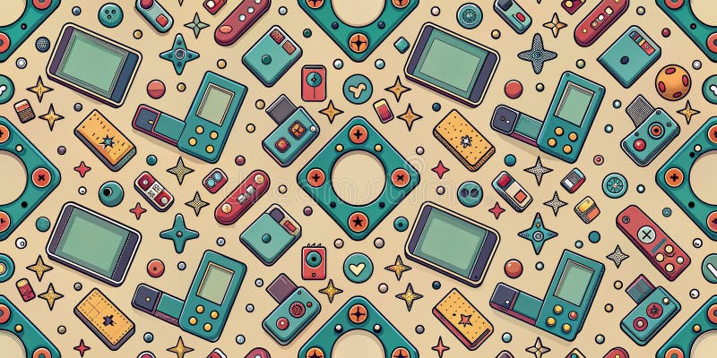 Nostalgic Pattern of Retro Gaming AI-Generated Content