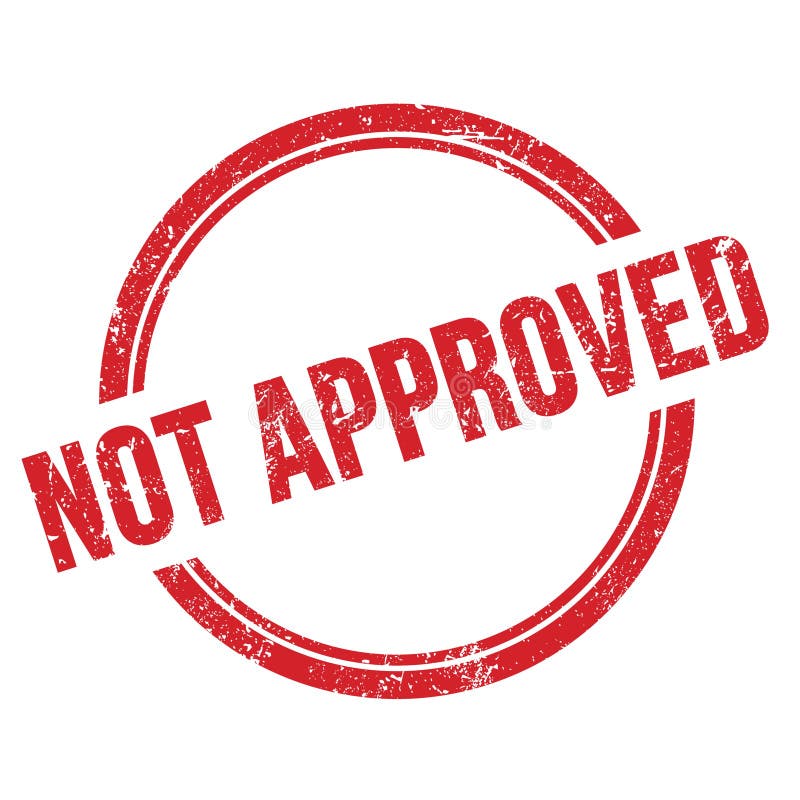 Not Approved Stamp Stock Illustrations 415 Not Approved Stamp Stock