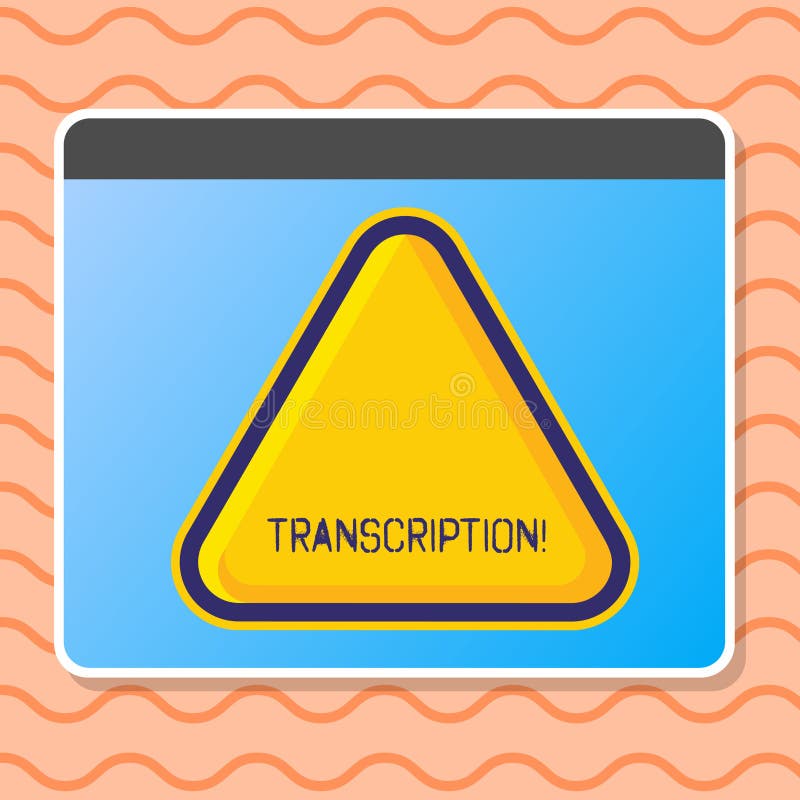 Nota de la escritura que muestra la transcripción Foto del negocio que muestra el proceso escrito o impreso de transcribir el tex ilustración del vector Nota de la escritura que muestra la transcripción Foto del negocio que muestra el proceso escrito o impreso de transcribir el tex ilustración del vector