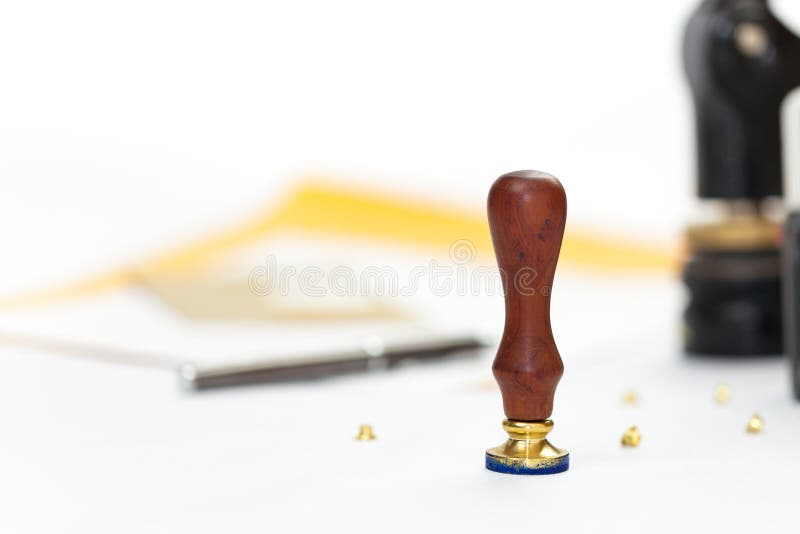 Notary Public supplies stock photo. Image of accessory 44404642