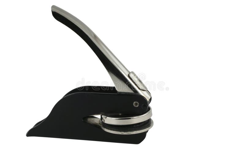 Notary stamp machine stock photo. Image of legal, signature 13315272
