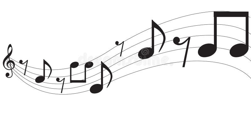 Notas da música ilustração stock Notas da música ilustração stock