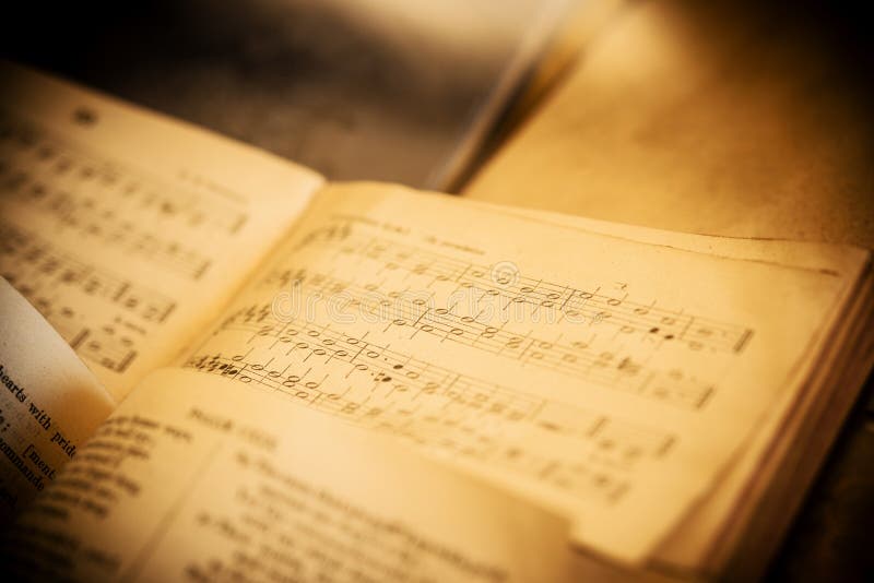 Notas de la música del vintage imagen de archivo Notas de la música del vintage imagen de archivo
