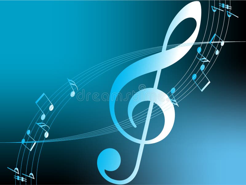 Notas a voar, fundo quente ilustração stock