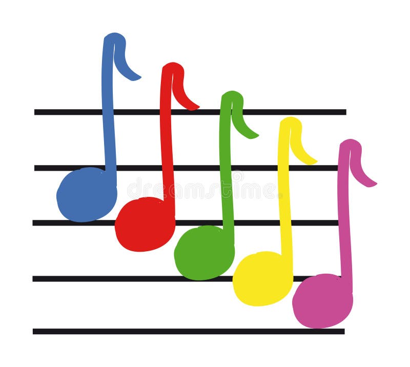 Note illustration de vecteur