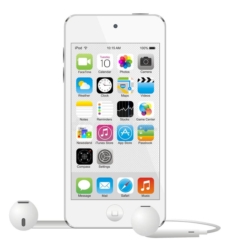 Note Apples iPod lizenzfreie abbildung