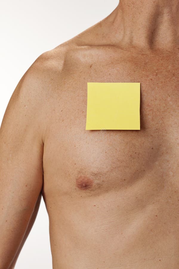 Note de post-it médicale image libre de droits Note de post-it médicale image libre de droits