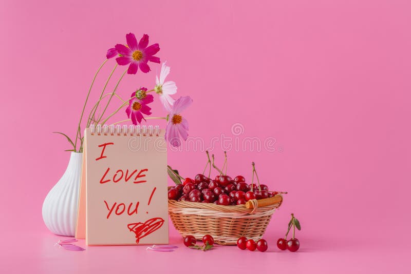 Note I love you stock photography Note I love you stock photography