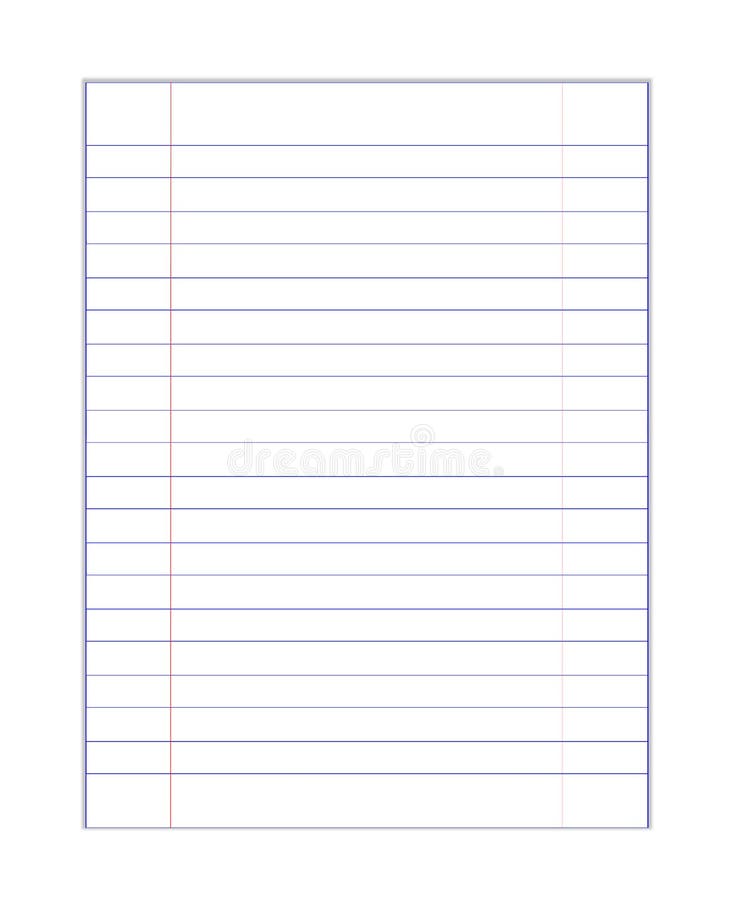 ruled notebook paper stock illustrations 1 607 ruled notebook paper stock illustrations vectors clipart dreamstime