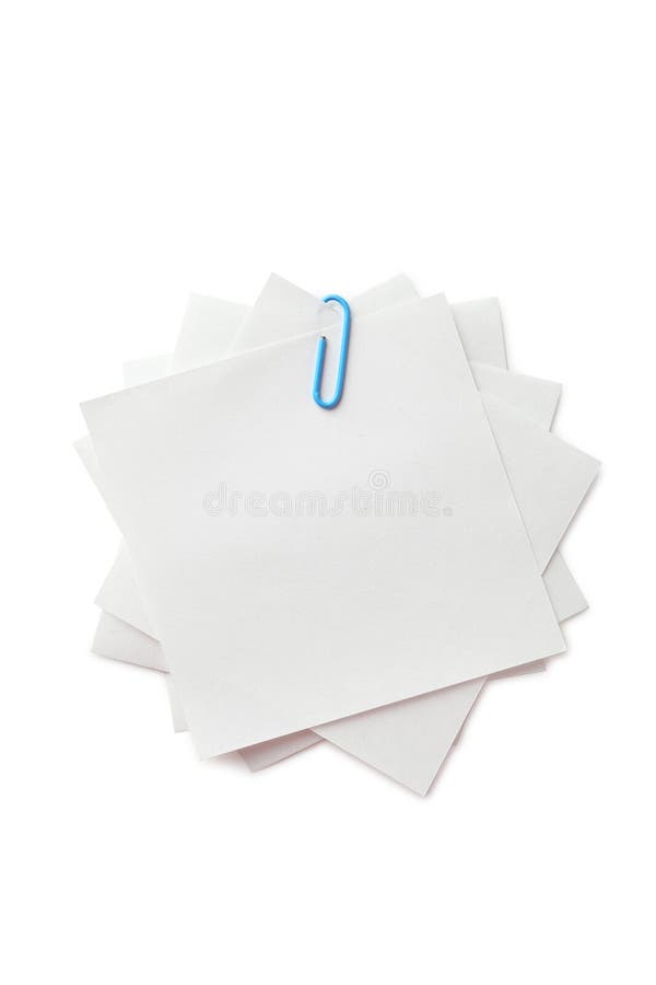 Note paper stock photo