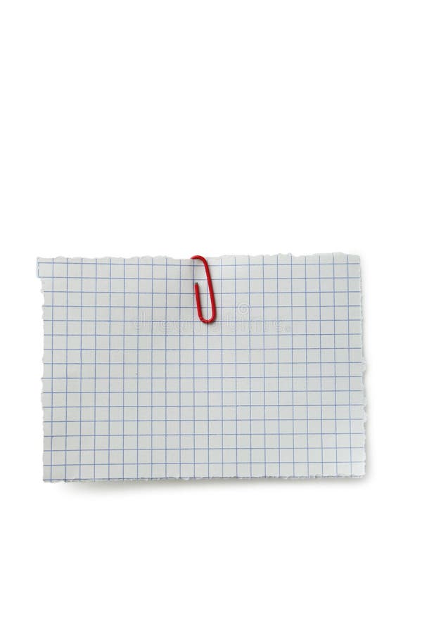 Note paper stock image