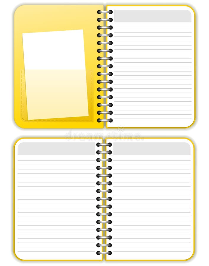 Notebook royalty free illustration