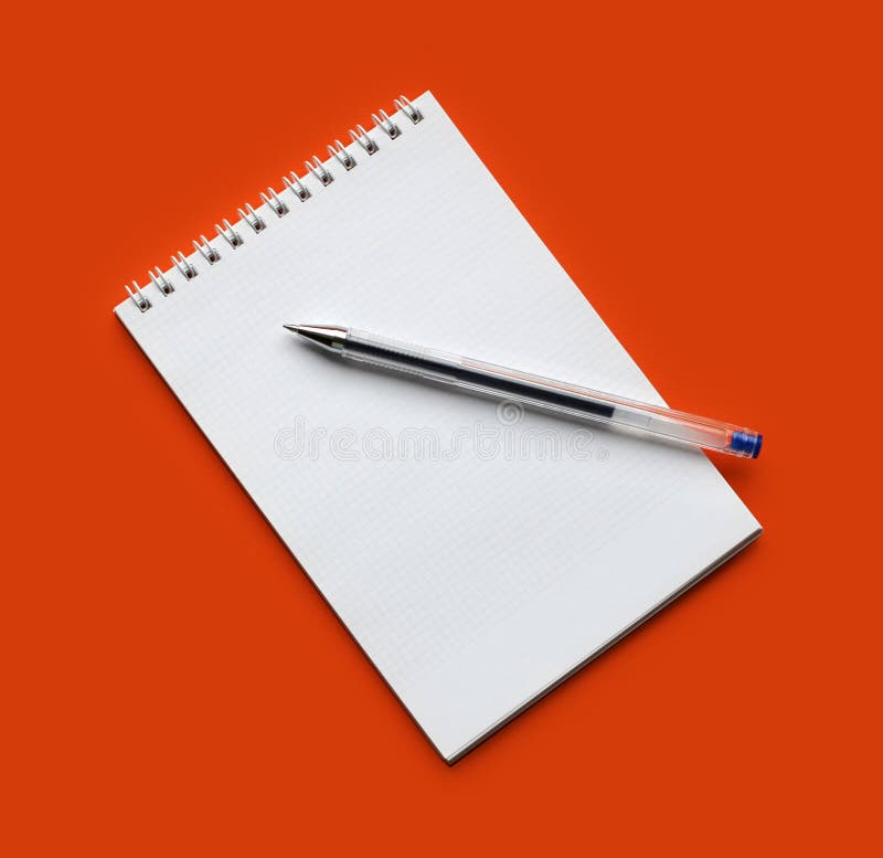 Notebook stock image