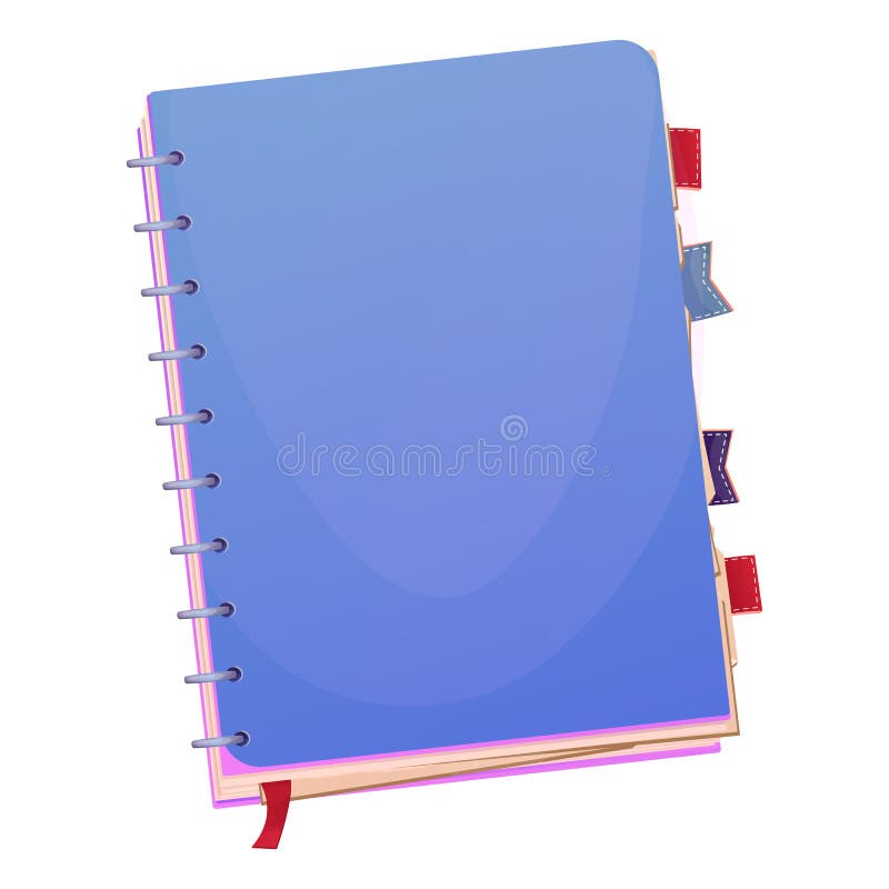 Spiral Bound Sketchbook Isolated On White Background Stock Photo