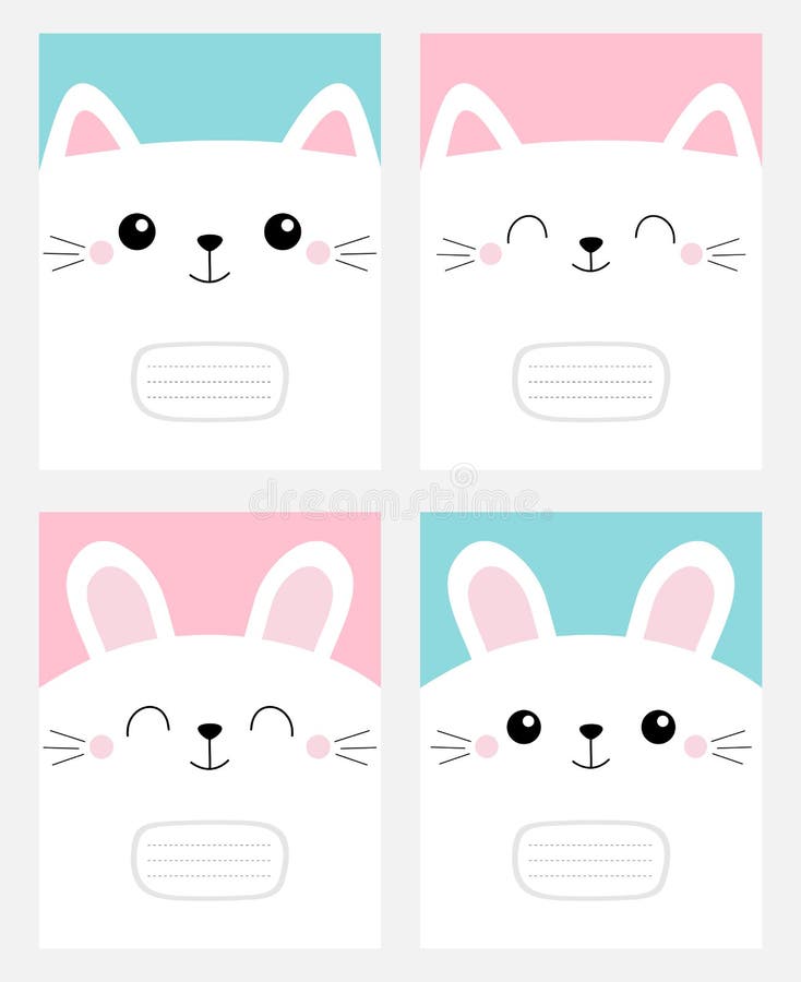 Flat pastel pink cat icon Royalty Free Vector Image