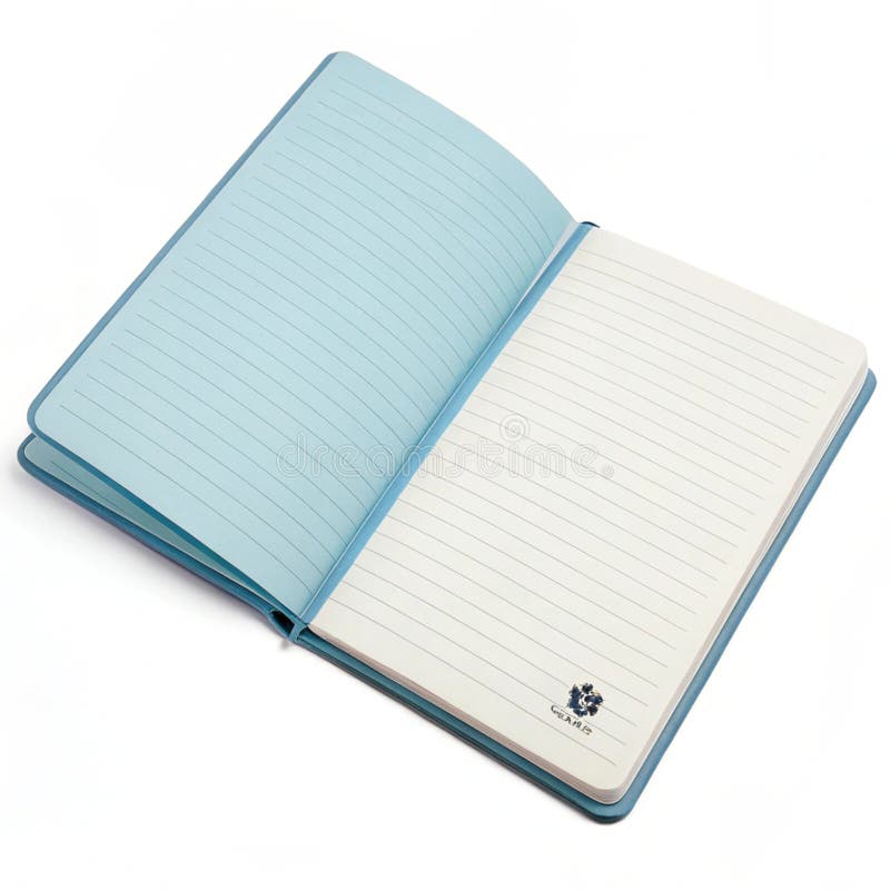 Notebook isoliert auf weißem Hintergrund lizenzfreie abbildung