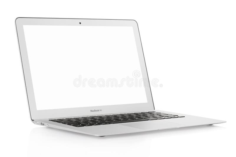 Notebook mac book air 13 zdjęcia stock