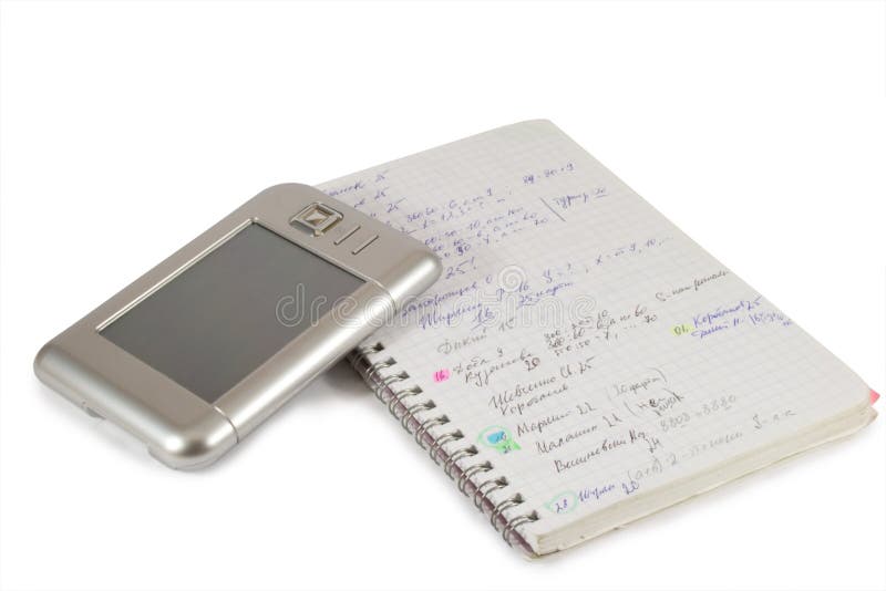 Notebook and modern PDA 2