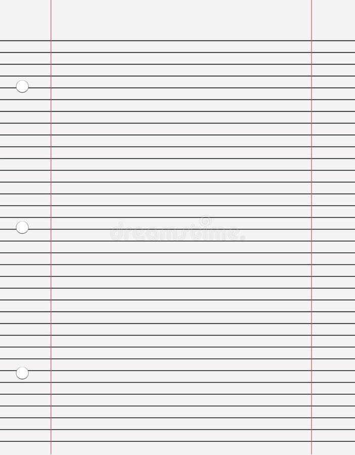 notebook paper stock vector illustration of background 71635501