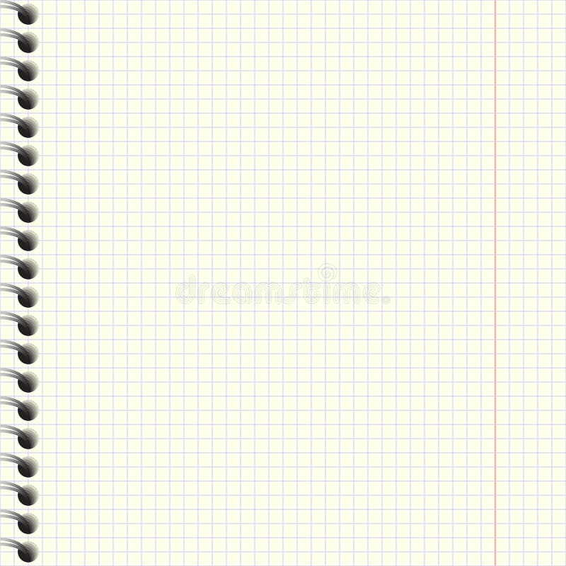 Realistic Vector Illustration of Blank Sheets of Square Paper from